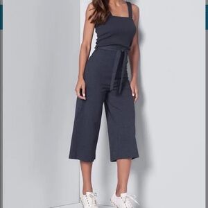 VENUS Blue Sleeveless Jumpsuit